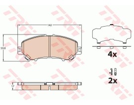 ÖN BALATA RENAULT KADJAR 15 NISSAN XTRAIL14 NISSAN QASHQAI 1.2 DIG-T NISSAN QASHQAI II SUV J11. J11 1.2 DIG-T