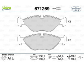 ÖN BALATA SAAB 900 2.016V 2.0T 9000 2.0 2.3 3.0