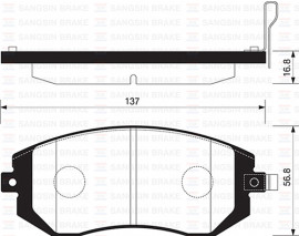 ÖN BALATA SUBARU FORESTER 2.0.2.0S TURBO 2.5 02 IMPREZA 2.0 00 GDB3328-GDB3371