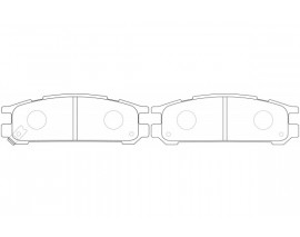 ÖN BALATA SUBARU IMPREZA 1.6-1.6 AWD-2.0 AWD-2.0 T AWD 95-00 GDB990