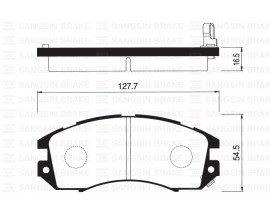 ÖN BALATA SUBARU IMPREZA 1.6İ AWD 1.8 İAWD 2.0İ AWD 92-00 LEGACY 2.0-2.2 90-98 GDB989