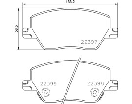 ÖN BALATA SUZUKI SX4 1.6 13 VITARA 1.6 15