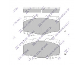 ÖN BALATA TOYOTA HILUX PICKUP 2.5D-4D 4WD 01 GDB3428