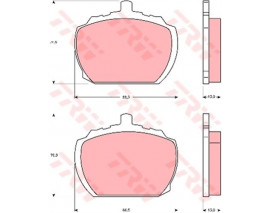 ÖN BALATA TRANSIT 2.0 2.5D P100 65-92