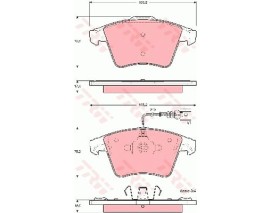ÖN BALATA TRANSPORTER T5 03-09 17 JANT