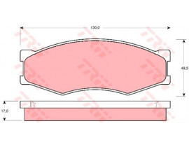 ÖN BALATA VANETTE-SERANA BLUEBIRD-PICK-UP 2.5D 92-98