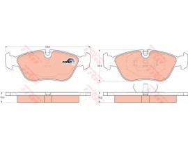 ÖN BALATA VOLVO 850 2.0 2.3 T5 2.5 91-96 S70 2.3 2.4 2.5 97-00 V70 97-00 C70 2.0T 97-02 271859-2715878-2718591-9485593