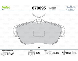 ÖN BALATA VOLVO S90 2.9 V90 2.9 740 2.0 2.3 2.4 940 2.0 2.3 960 2.0 2.9