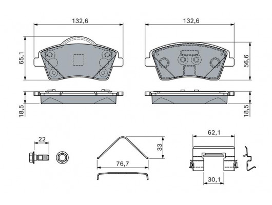 ÖN BALATA VOLVO XC40 1.5T3 2019 2.0 D3 D4 T2 T4 T5 B4 B5 2018 16 JANT