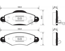 ÖN BALATA YARIS 1.0 99 1.4 D4D 01 1.3-1.5 VVTI TS 01 GDB3324