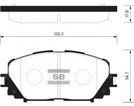 ÖN BALATA YARIS 1.0 VVT-I-1.8 VVTI 01/2006 ABS Lİ