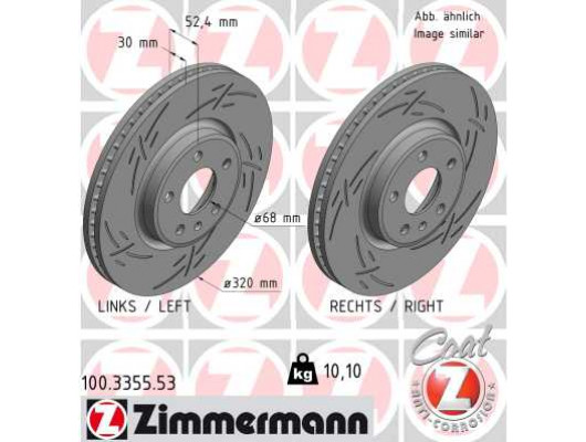 ÖN FREN AYNASI A4-A5-A6-A7-Q5 320x30x28xHAVALI 986479753-DF6148