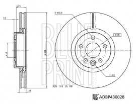 ÖN FREN AYNASI ADET VOLVO XC60 D3 D4 D5 2.4D 2.0T 3.2 T5 T6 2008 2017 CAP 324X5 BJN DELİKLİ
