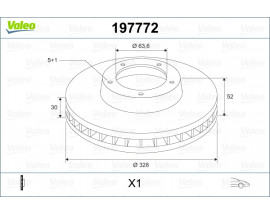 ÖN FREN AYNASI ADET VOLVO XC60 D3 D4 D5 2.4D 2.0T 3.2 T5 T6 2008 2017 CAP 328 X 5 BJN