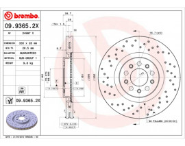 ÖN FREN AYNASI ALFA ROMEO 159 08 12 GIULIETTA 10 18 JEEP CHEROKEE 14 330x28x40 DELİKLİ
