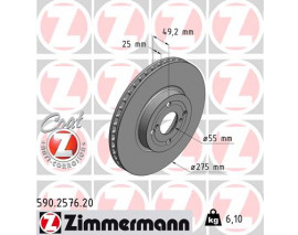 ÖN FREN AYNASI COROLLA 1.4 D-2.0 D E12 07/04 1.8 VVTL-İ TS 02 275x25x4DLxHAVALI 986479245-DF4317