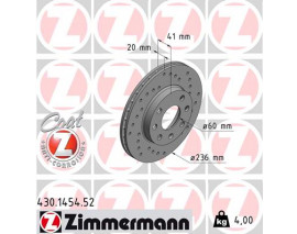 ÖN FREN AYNASI CORSA B-ASTRA F-VECTRA A-ASCONA C-COMBO B 94-01 AVEO-KALOS 03 236x19.9x4DLxHAVALI DELİKLİ 90511111-93182291-93281952