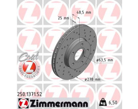 ON FREN AYNASI DISK FOCUS III 11 FOCUS II 04 11 CMAX 03 07 VOLVO C30 06 12 C70 II 06 13 S40 II 04 12 V50 05 12 278x25x5DLxHVLI