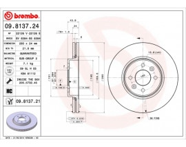 ÖN FREN AYNASI DİSKİ RENAULT CLIO II 98 CLIO III 05 MEGANE I 96 MEGANE II 02 SCENIC I 96 SCENIC II 02 CAPTUR 13 DACIA DOKKER 12 LODGY 12 280x24x4 DELİK HAVALI