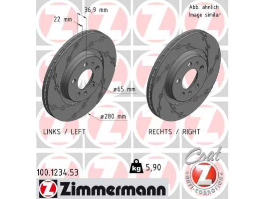 ÖN FREN AYNASI GOLF IV 97-06 BORA 98-05 OCTAVIA 99 TOLEDO II-LEON 99-06 A3 99 280x22x5DLxHAVALI 986478852-DF2804-DF2804BP