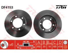 ÖN FREN AYNASI LAND CRUISER 81-88 302x20x18xHAVALI