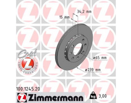 ÖN FREN AYNASI LUPO 99-05 A2 01-05 239x14.9x4DLxHVLI 986478627-986479B42-DF4205