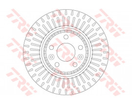ÖN FREN AYNASI RENAULT GRAND SCENIC III 09 GRAND SCENIC IV 16 LAGUNA III 07 15 LATITUDE 11 MEGANE III 09 MEGANE IV 15 MEGANE E TECH 23 320x28x5 DELİK HAVA KANALLI