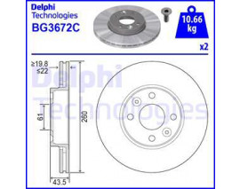 ÖN FREN AYNASI RENAULT MEGANE II 02 CLIO III 05 MODUS 04 MICRA 03 LOGAN 04 NOTE 06 260x22x4DLxHAVALI