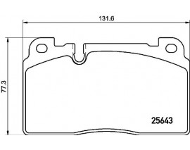 ON FREN BALATASI 17MM AUDI Q5
