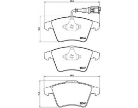 ON FREN BALATASI 18mm VW TRANSPORTER 03-10