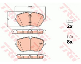 ÖN FREN BALATASI 330 mm ASTRA L 21 GRANDLAND 17 C5 AIRCROSS 18 308 14 3008 19 508 18 DS4 21 DS7 19 DS9 20