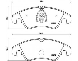 ON FREN BALATASI AUDI A4 A5 A6 Q5