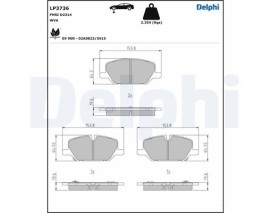 ÖN FREN BALATASI INSIGNIA B 17 17 İNÇ JANT