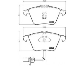 ON FREN BALATASI-KABLOLU- AUDI A6 02-05