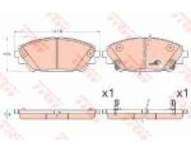 ÖN FREN BALATASI MAZDA CX-3 15 MAZDA 3 13