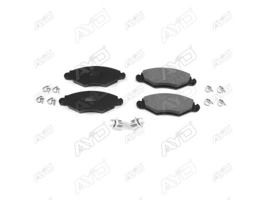 ÖN FREN BALATASI PEUGEOT P206 1.4 1.6 09/98 P306 1.4 1.6 5/93 KULAKLARI DELİKSİZ