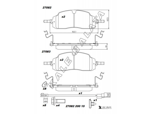 ON FREN BALATASI YENI TRANSIT CUSTOM V710E 23
