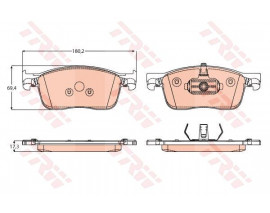 ÖN FREN BALATASI ZAFIRA LIFE 19 VIVARO C 19 JUMPY III 16 EXPERT 16 TOYOTA PROACE 16 304 mm