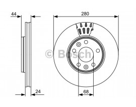 ÖN FREN DİSKİ MEGANE III 09 FLUENCE 09 DUSTER 10 EXPRESS 21 JUKE F16 19 1.5 dCi 280x24x5DL 1.0TCe 1.6-2.0-1.5 dCi