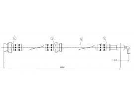 ÖN FREN HORTUMU 323 C F S 89-98