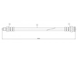 ÖN FREN HORTUMU ALFA ROMEO 166 1998-2007