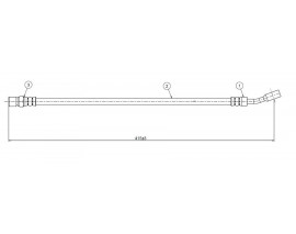 ÖN FREN HORTUMU ASTRA G-ZAFIRA 99
