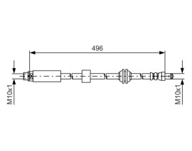 ÖN FREN HORTUMU BMW 5 E60-E61