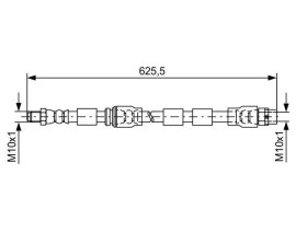 ÖN FREN HORTUMU BMW X5 08-13 X6 07-14