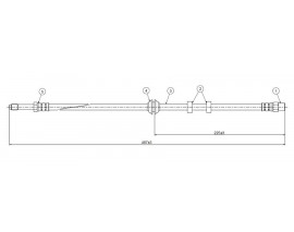 ÖN FREN HORTUMU CORDOBA 93-02