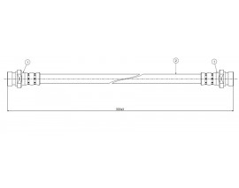 ÖN FREN HORTUMU COROLLA E11 AE111 EE111 98-05