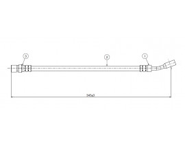 ÖN FREN HORTUMU LANOS 1.6 SX 97