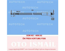 ÖN FREN HORTUMU P206