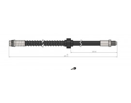 ÖN FREN HORTUMU PARTNER 96 BERLINGO 96 XSARA 97 C2 03 438xM10