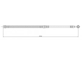 ÖN FREN HORTUMU S40 I V40 I 98 04